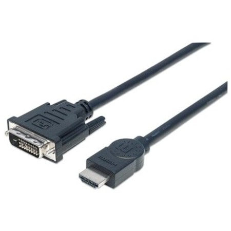 Manhattan 10 Ft Hdmi M/-Dvi-D/M, Dual Link 372510